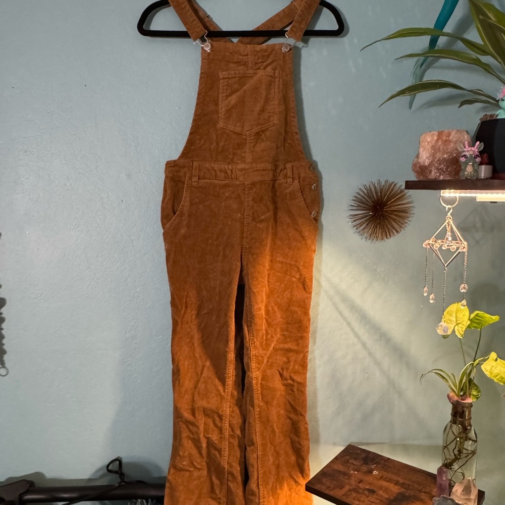 Brown Corduroy Jumpsuit